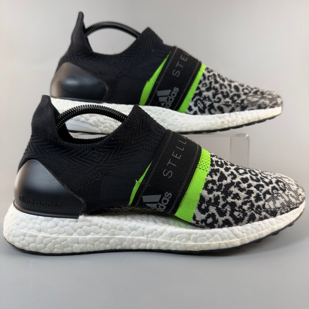 Adidas Stella McCartney Ultraboost 3D Knit Womens 10‎ Running Shoe Leopard Pull